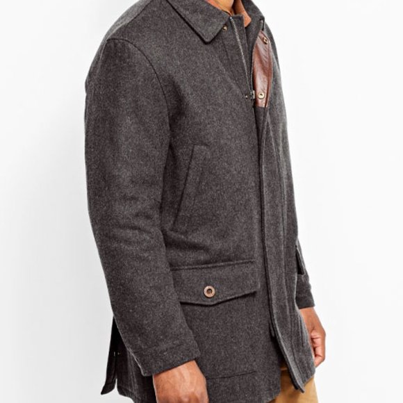 wool driving jacket